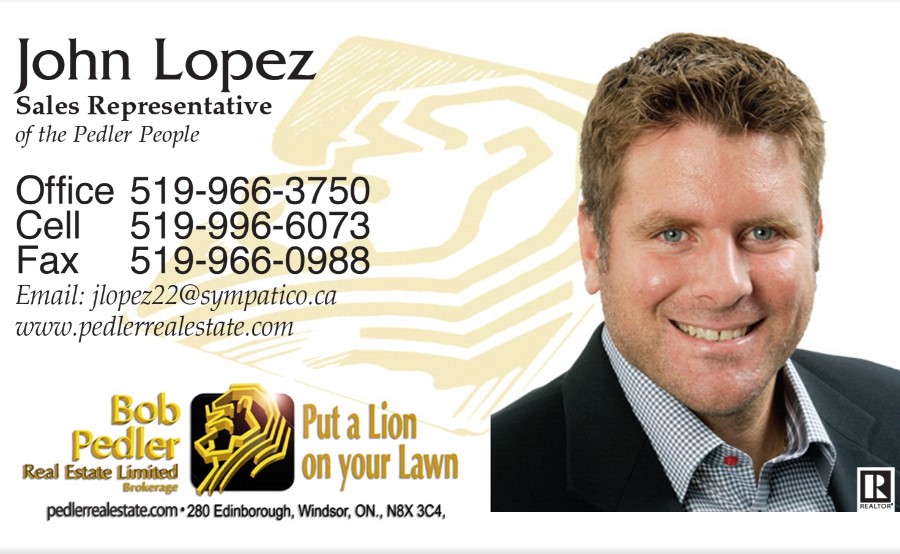 John Lopez, Bob Pedler Real Estate Limited